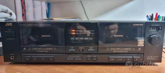 JVC Stereo Double Cassette Deck TD-W201  			