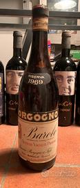 Vino barolo del 1969