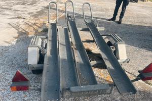 Carrello moto Ellebi 3 slitte