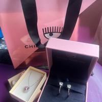 Chiara Ferragni orecchini e collana