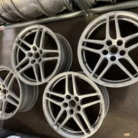 4 - CERCHI IN LEGA PORSCHE 8X18 ET21 + 9X18 ET21 5