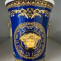 Vaso in porcellana Rosenthal "Versace Medusa Blue"