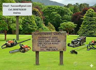 Giardiniere tuttofare