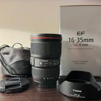 Canon EF 16-35 mm F/4L IS USM (come nuovo)