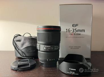 Canon EF 16-35 mm F/4L IS USM (come nuovo)