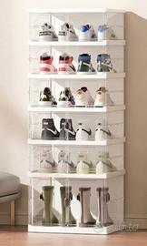organizer scarpe trasparente nuovo