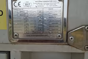 gruppo elettrogeno