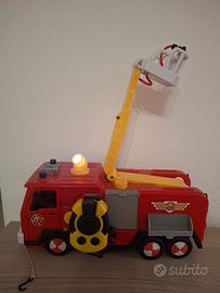 Camion pompieri luci suoni walkie talkie Sam pompi