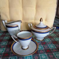 Piatti vintage con bordo in oro