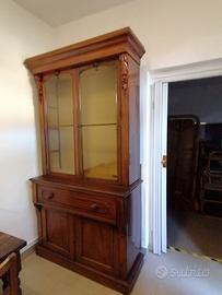 Libreria vittoriana mogano