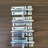 4 catenacci metallici nuovi per porte o cancelli