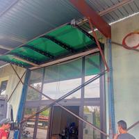 Porta vetrata  scorrevole automatica