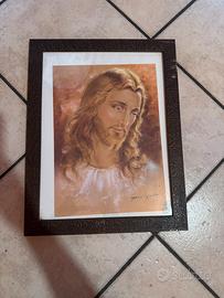 Quadro raffigurante volto di Gesù