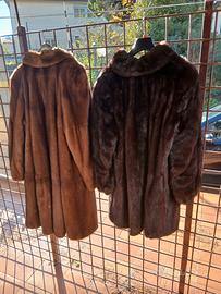  2 pelliccie di visone