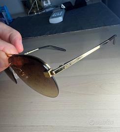 LOUIS VUITTON Z1020E Clockwise Sunglasses Gold/Bro - Abbigliamento