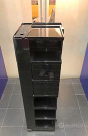 CARRELLO BOBY NERO BIEFFEPLAST design Joe Colombo