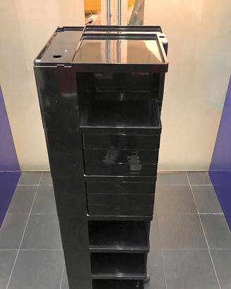 CARRELLO BOBY NERO BIEFFEPLAST design Joe Colombo