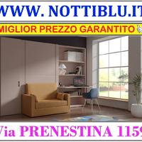 Letto a Scomparsa SOFA’ 1 piazza MATERASSO OMAGGIO