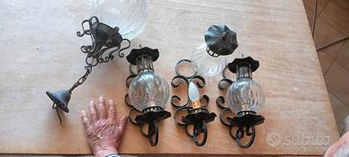 lampadario e apliques 