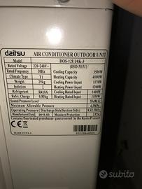 Condizionatore 12000btu inverter pompa di calore