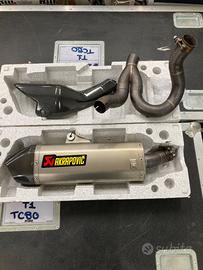 Scarico Ducati Desert X Acrapovic + portatarga