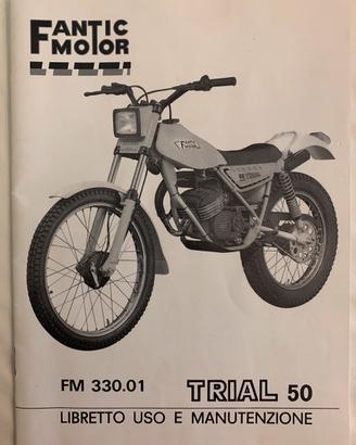 Manuale utente Trial Fantic Motor 50cc