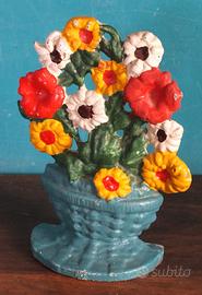 Tieniporta Apriporta in ghisa Vaso fiori Victorian