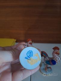 Tris di Galletti in Porcellana – Herend Hungary 