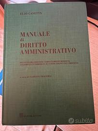 Manuale di diritto amministrativo  ed. Giuffrè
