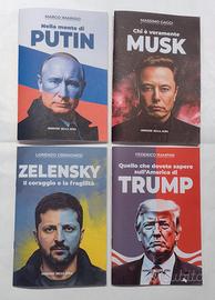 4 Libretti Corriere sera Putin,Trump,Musk, Zelensk