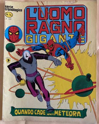 Fumetto L'uomo ragno gigante nr.14 1977 agosto