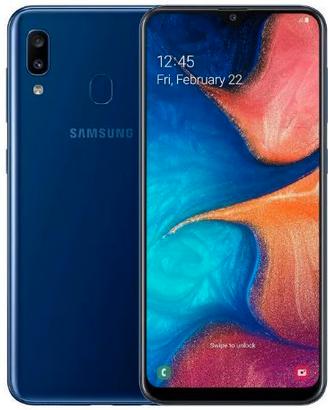 Samsung Galaxy A20 BLU + cuffie NUOVE, PERFETTO!