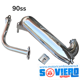 Marmitta Siluro IGM Cromata Vespa 90 SS