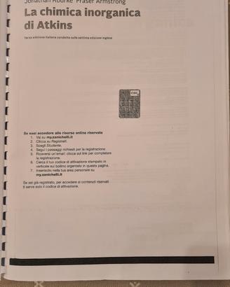 Testo universitario "La chimica di Atkins" 