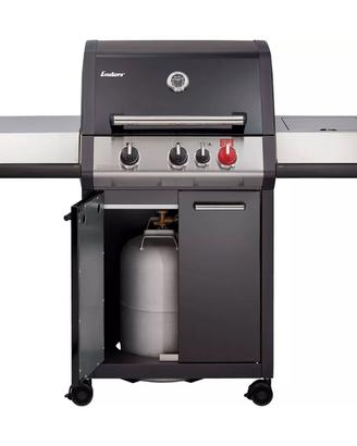 BARBECUE A GAS CON FORNELLO 3 bruciatori black 3 k
