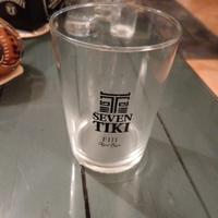 bicchiere da collezione seven tiki rum isole fiji