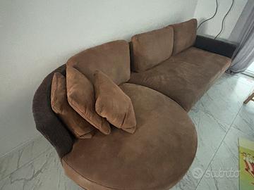 Divano 3 posti  industriale con penisola