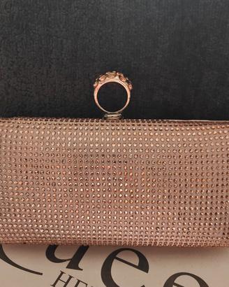 borsa poscette con strass 