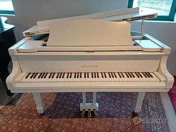 Pianoforte a coda MELFORD G-157 bianco sat.