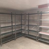 Scaffali in metallo 4 unità 