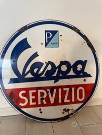 Insegna vespa servizio