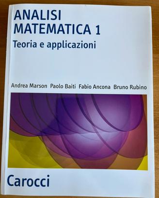 Libro di analisi matematica 1