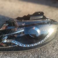 FARI AUDI A3 8P LUCE DIURNA A LED FONDO NERO