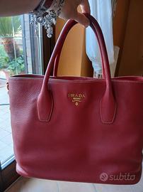 Borsa shopping in pelle Prada originale 