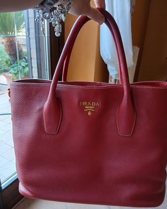 Borsa shopping in pelle Prada originale 