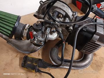 Motore Completo Per Piaggio Ciao/SI/Citta/Boxer - Con Viti E Cuscinetto Incluso