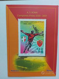 2001 Folder scudetto calcio A.S. Roma 2000/01