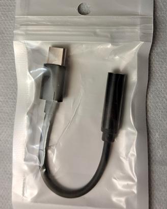 Adattatore jack usb type-c per smartphone