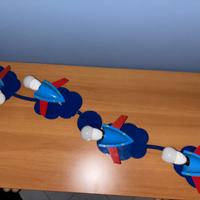 lampadario aeroplanini per cameretta bimbi