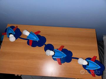 lampadario aeroplanini per cameretta bimbi